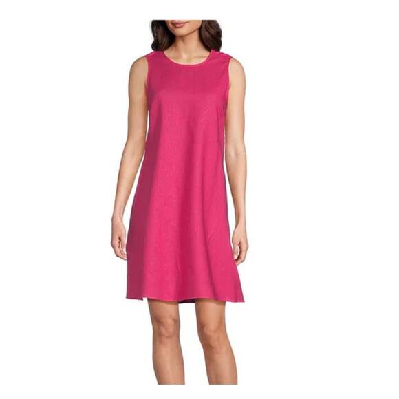 Gibson & Latimer Dresses & Skirts - Gibson & Latimer Woven Crew Neck Sleeveless Caftan Dress M